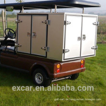 1-2 Sitze elektrischer Brennstoffart elektrische Golfwagen mit kundengebundener Nahrungsmittelladung